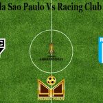 Prediksi Bola Sao Paulo Vs Racing Club 19 Mei 2021